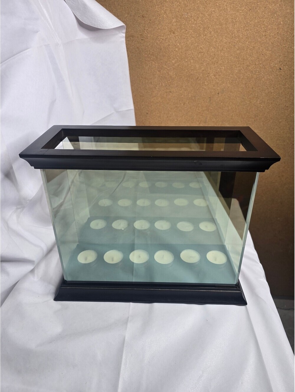 PartyLite Infinite Reflections Candle Holder P8919 Infinity Mirror Box